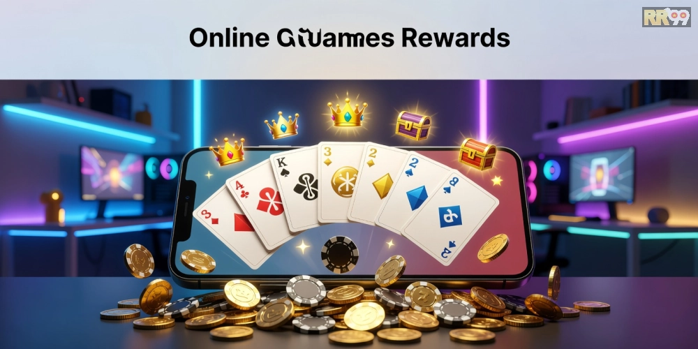 Minh họa top 10 game bài đổi thưởng rr99 với giao diện sống động và phần thưởng hấp dẫn