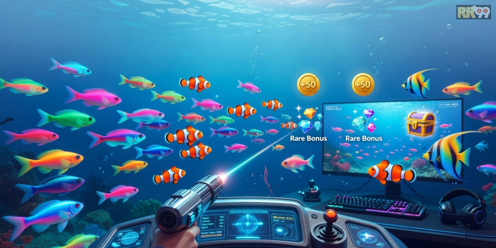 Khám phá giao diện bắn cá đổi thưởng rr99 sống động trên nền tảng Rikvip