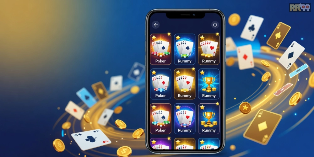 Hình ảnh minh họa giao diện game bài đổi thưởng online rr99 hiện đại và hấp dẫn
