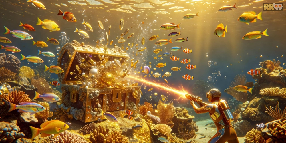 Trải nghiệm game Đại Dương Vàng trên rr99 với cá vàng lấp lánh