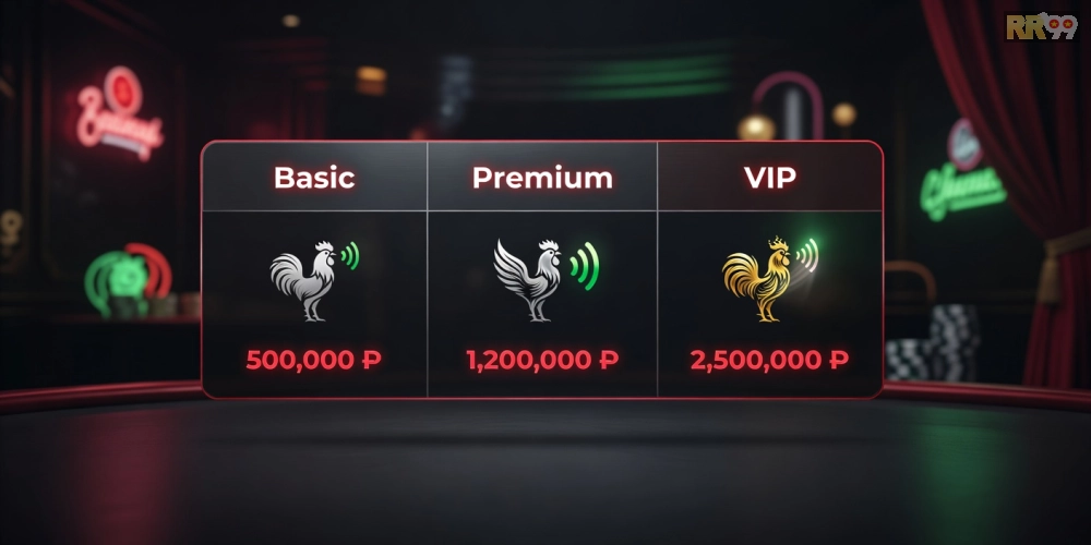 Bảng giá chi tiết các gói xem đá gà trực tiếp casino rr99 cập nhật 2025